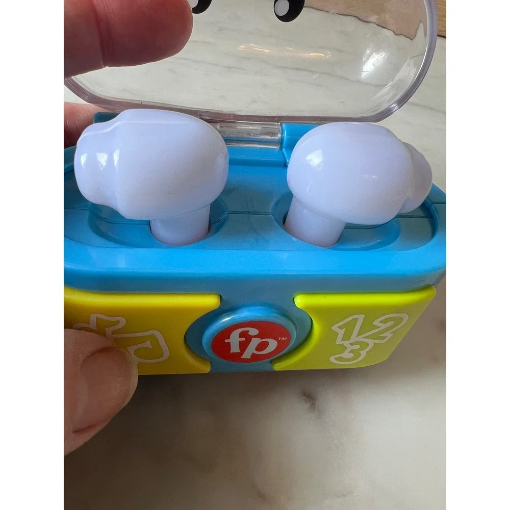Fisher-Price Laugh & Learn Play Along Ear Buds and Camo Coffee Mug WORKS